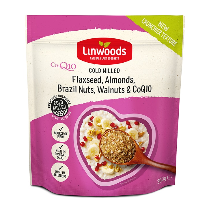 Linwoods Milled Flaxseed, Almonds, Brazil Nuts, Walnuts & Q10 360g